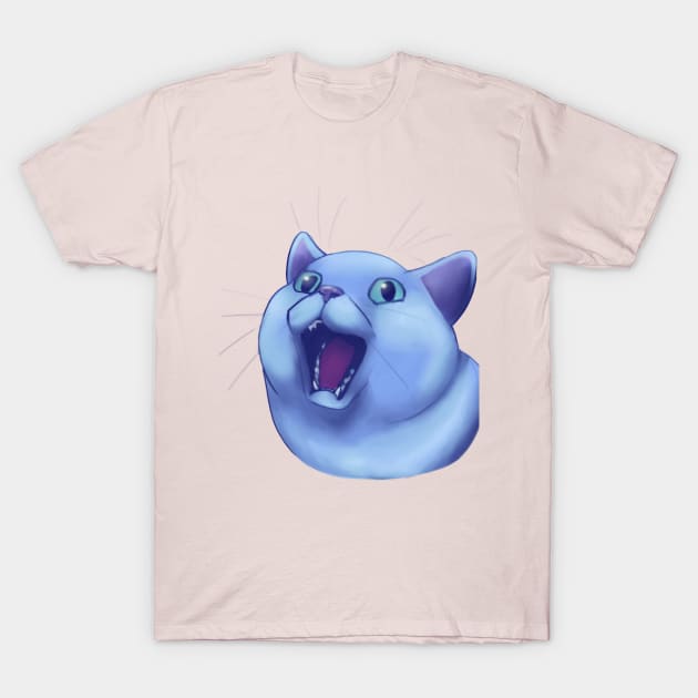 Silly Cat #1 T-Shirt by YarethL